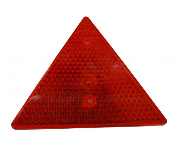 Odrazka trojúhelníková červená